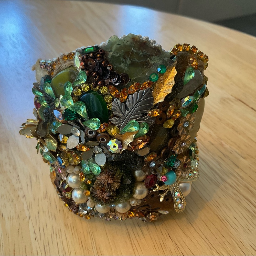 Doloris Petunia handmade, unique vintage cuff bracelet